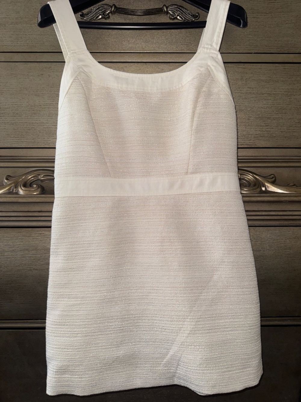 Guess Cream Textured Sleeveless Mini Dress - Picture 5 of 7